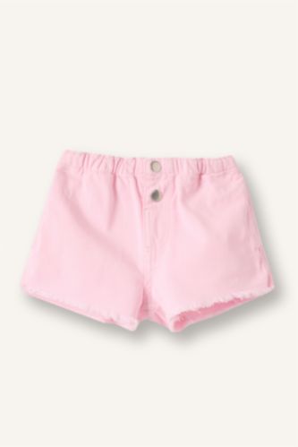BABY GIRL Light Pink شورت بيبي بناتي جبردين