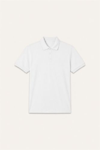 Erkek Beyaz Regular Fit Polo Tişört