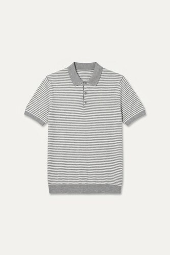Standard Fit Knitted Short Sleeve Polo T-Shirt