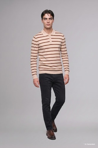 Man Ecru Pullover