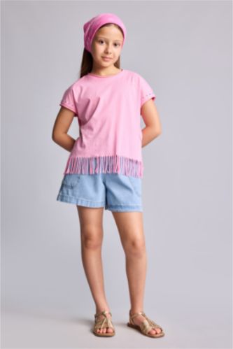 Young Girls - Teen Girls Light Blue Girl Shorts