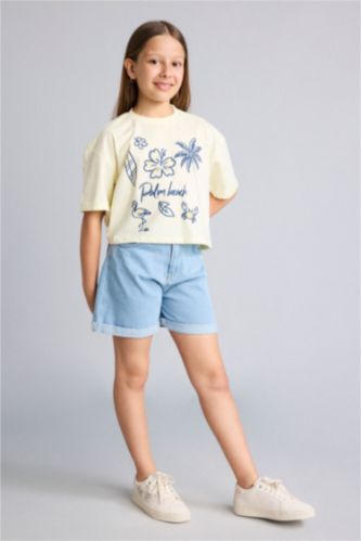 Young Girls - Teen Girls Ice Blue Girl Shorts