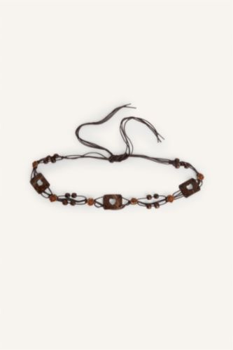 Women Dark Brown Woman Faux Leather Dress Belt