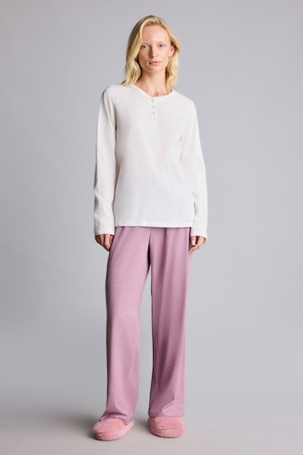 WOMAN LT.PLUM Cotton 2 piece Set