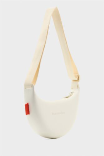 Kadın Beyaz FunGooFun X Defacto Muz Tasarımlı Çapraz Çanta