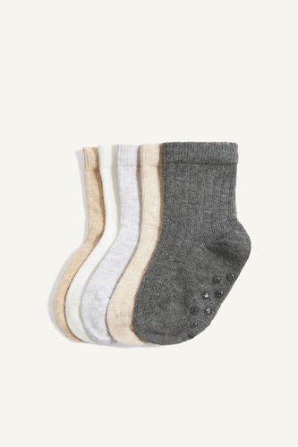 Baby Boys Brown BabyBoy Socks