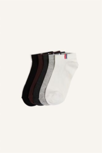 Men Karma 5 Piece Cotton Short Socks