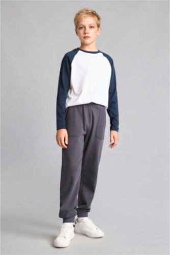 Young Boys - Teen Boys Anthracite Oversize Fit Trousers