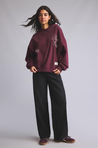 Әйелдерге қара Straight Fit шалбар