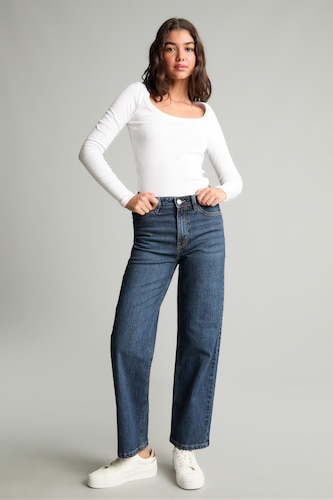 Әйелдерге Көк Comfort Straight шалбар