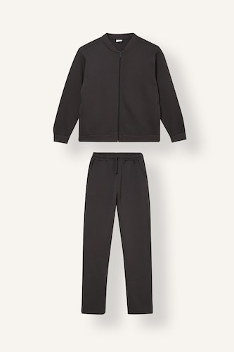 Ensemble Sweat zippé à poches et Pantalon de survêtement en piqué pour garçon