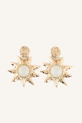 Woman Sun Figure Earrings