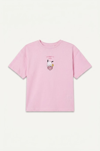 Baby Girl 100% Cotton Lilac Short Sleeve T-Shirt