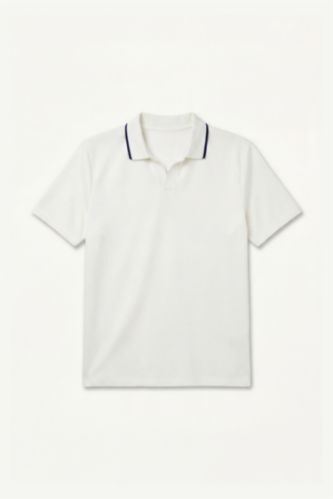 Erkek Ekru Regular Fit Polo Tişört