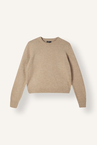 Pull en tricot basic à col rond Coupe régulière