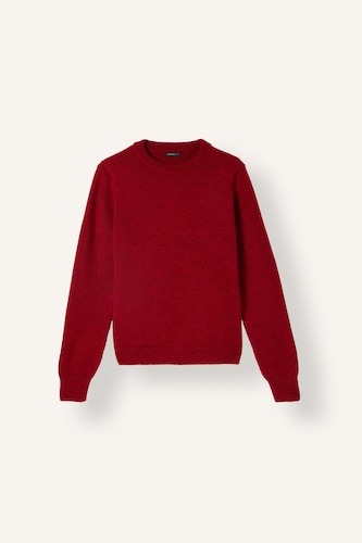 Regular Fit Basic Crew Neck Knit Pullover