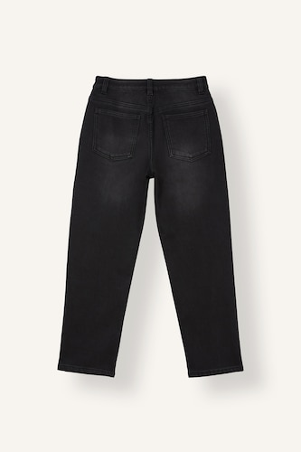 Erkek Çocuk - Genç Erkek Siyah Wide Leg Jean Erkek Çocuk