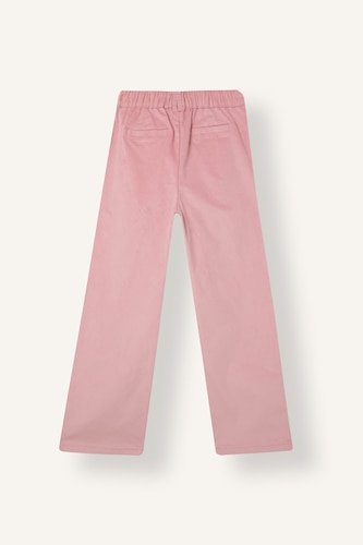Wide Leg Velvet Trousers