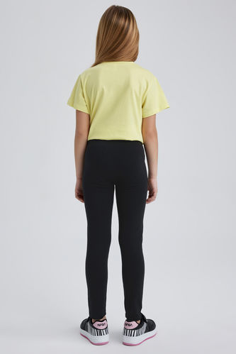 Buy PIPIN Solid Viscose Skinny Fit Girls Leggings | Shoppers Stop
