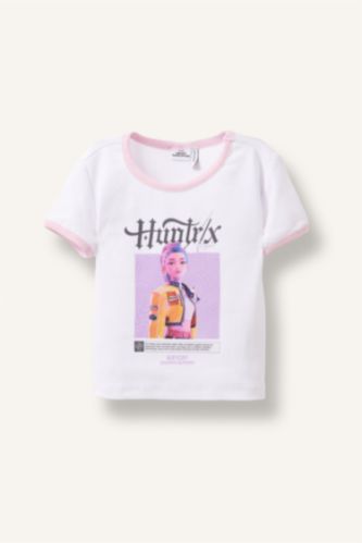 Young Girls - Teen Girls White Short Sleeve T-Shirt