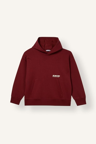 Regular Fit Slogan Hooded Sweatshirt