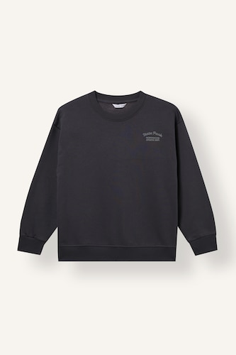 Boy Textured Embroidery Sweatshirt