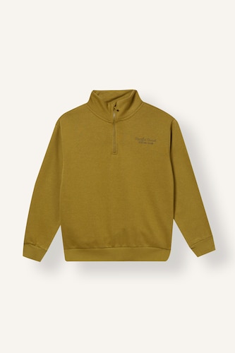 Young Boys - Teen Boys Olive Man Regular Fit High Neck Sweatshirt