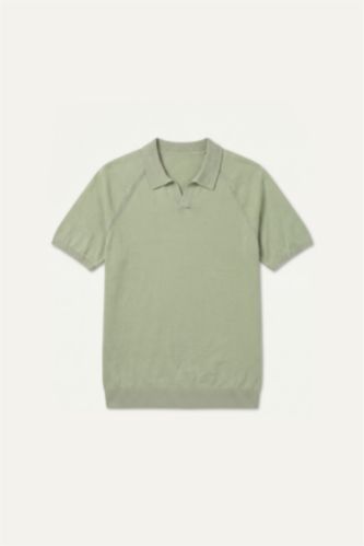 Erkek Mint Standart Fit Pamuklu Polo Tişört