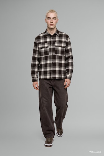 Men Brown Overshirt
