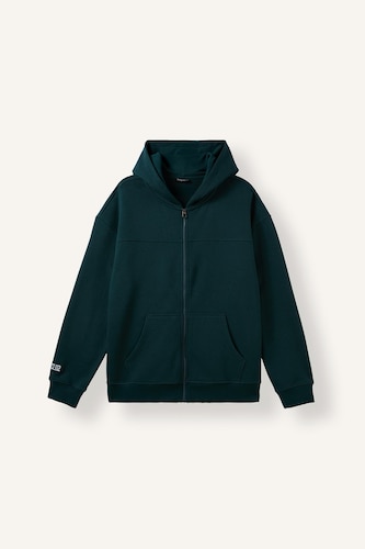 Boxy Fit Sırt Baskılı Hırka