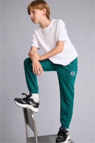 Young Boys - Teen Boys Dark Green Regular Fit Trousers