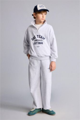 Young Boys - Teen Boys Light Grey Melange Trousers