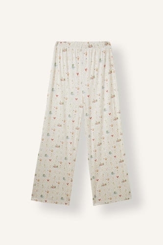 Regular Fit Desenli 2'li Pijama Takımı