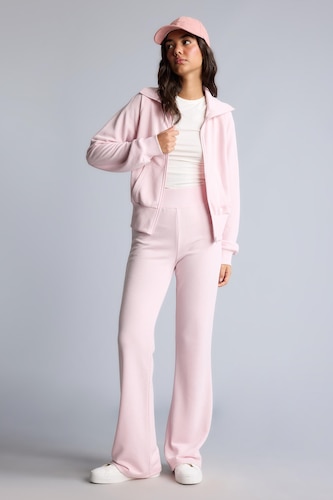 FEMME Rose Clair Pantalon Coupe évasée