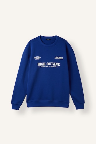 Boxy Fit Crew Neck Sweatshirt