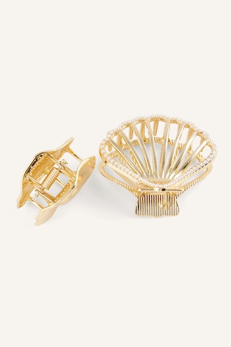 Woman 2-Pack Yellow Marine Hair Accessories