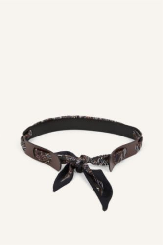 Kadın Kahve Kadın Suni Deri Elbise Kemeri