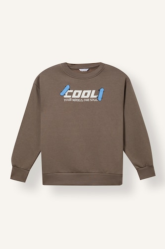 Oversize Fit Soft Hairy Inside Sweatshirt