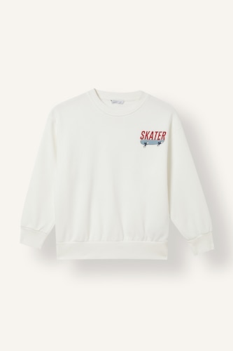Coupe Oversize Soulevé Sweat- Shirt