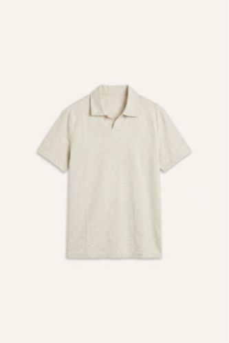 Men Stone Regular Fit Short Sleeve Polo T-Shirt