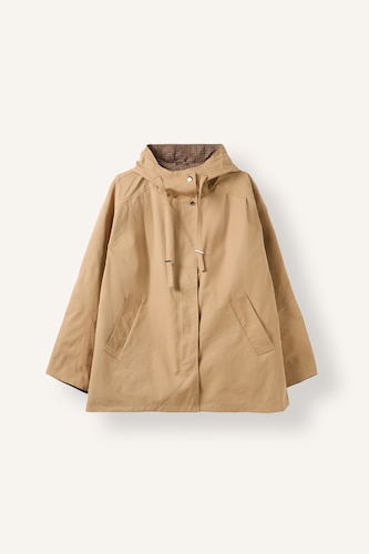WOMAN Stone Zipper Trenchcoat