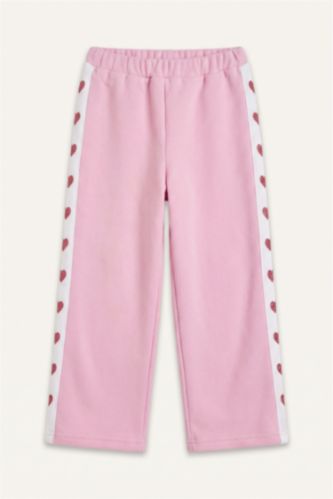 Baby Girls Lilac Wide Leg Normal Waist Trousers
