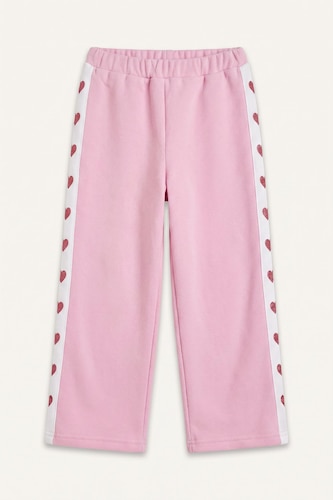Baby Girl Wide Leg Normal Waist Sweatpants