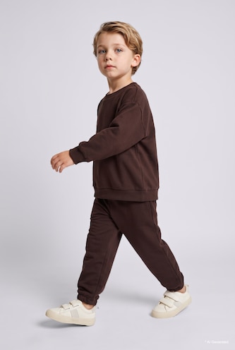 BABY BOY Brown Baby Boy Top Bottom 2 Piece Set