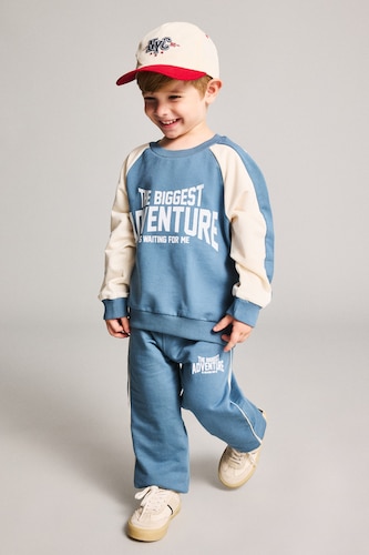Baby Boy 100% Cotton Sweatshirt Sweatpants 2 Piece Set