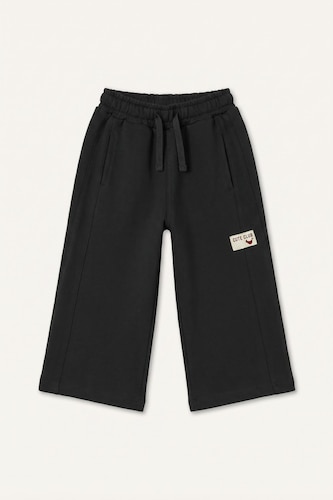 Baby Boy 100% Cotton Barrel Fit Label Detail Trousers