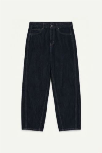 Erkek Koyu Mavi Super Baggy Fit Pantolon