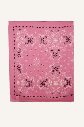 Paréo rose imprimé
