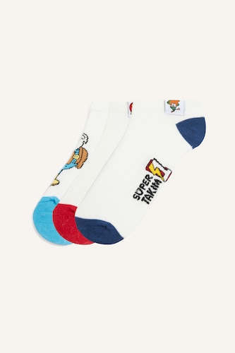 Young Boys - Teen Boys White Boy Low Cut Socks