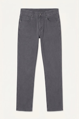 Straight Fit Gray Trousers
